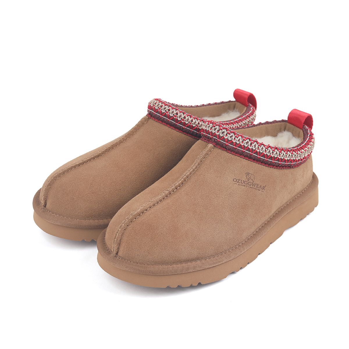 오즈어그웨어(OZ UGG WEAR) 어덜트 시드니 슬리퍼 체스넛레드