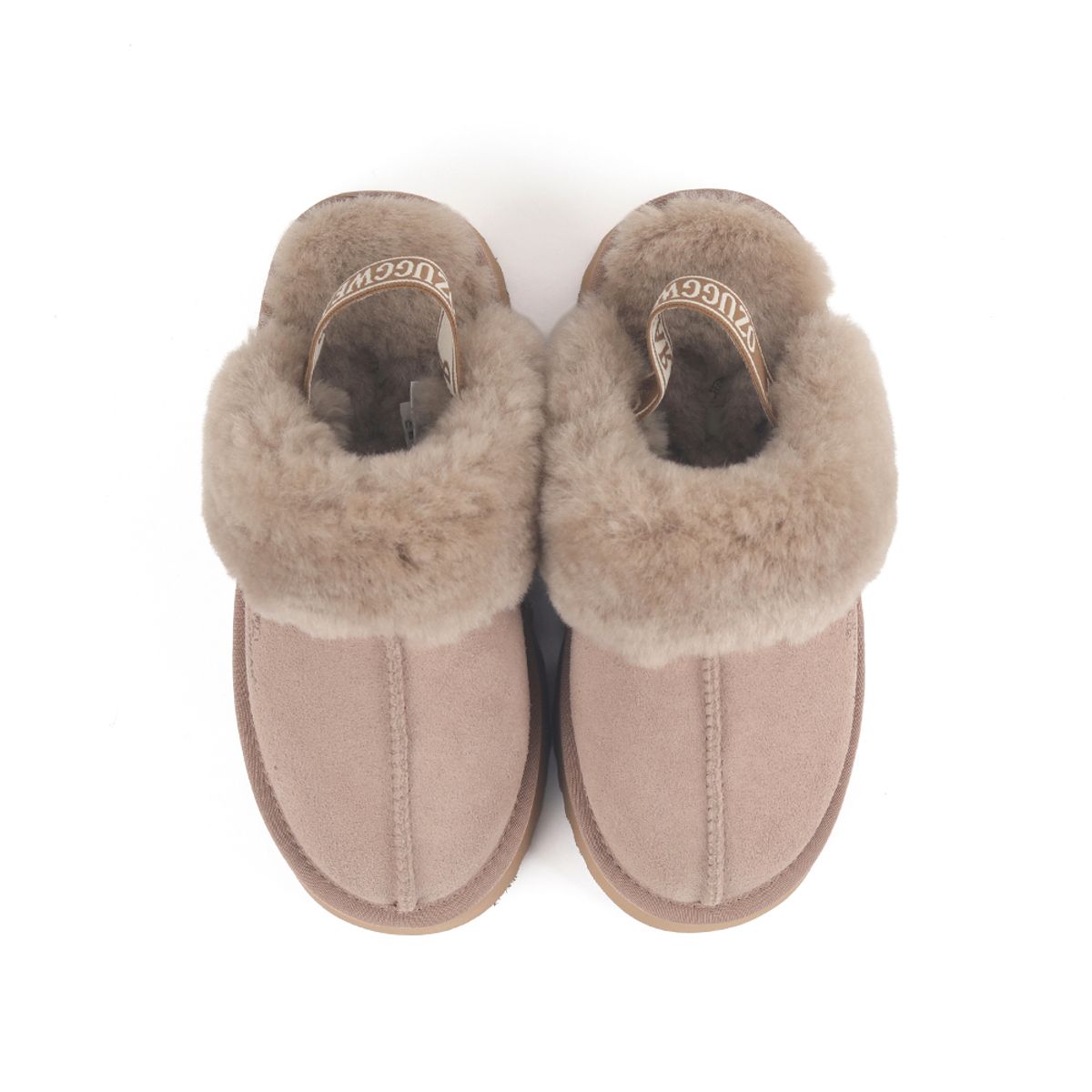 오즈어그웨어(OZ UGG WEAR) 어덜트 플랫폼 슬리퍼 백스트랩 브론즈