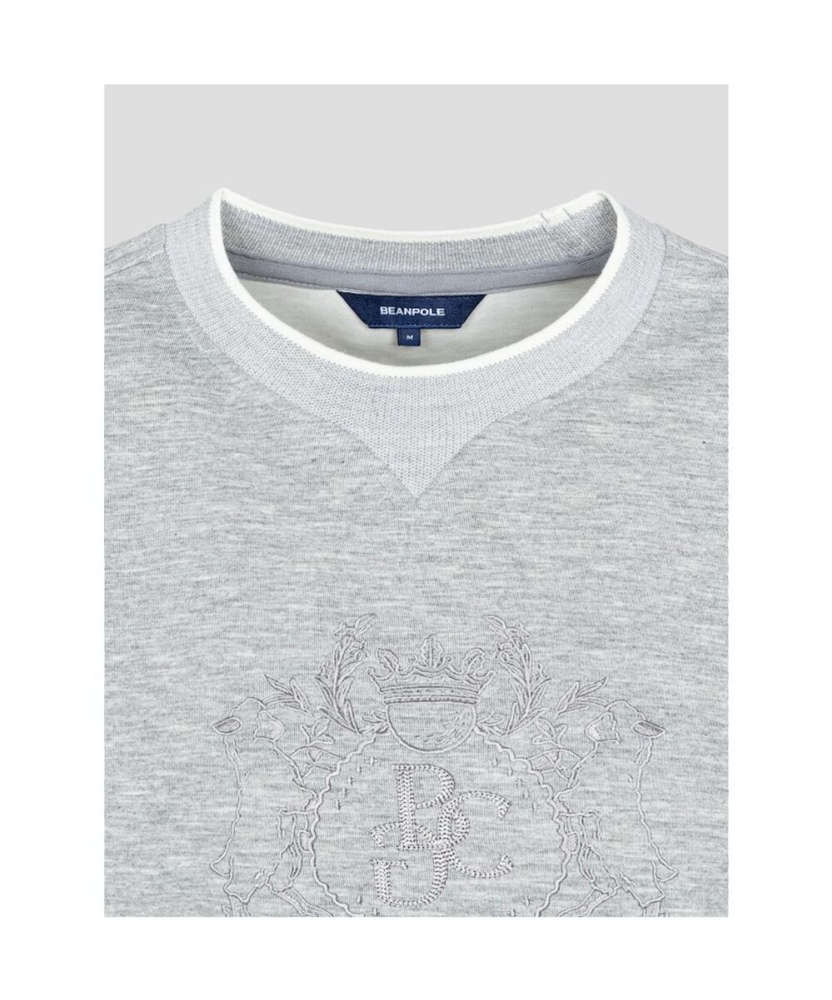 빈폴골프(BEANPOLE GOLF) 여성 원포인트 블루종핏 긴소매 티셔츠 - 그레이