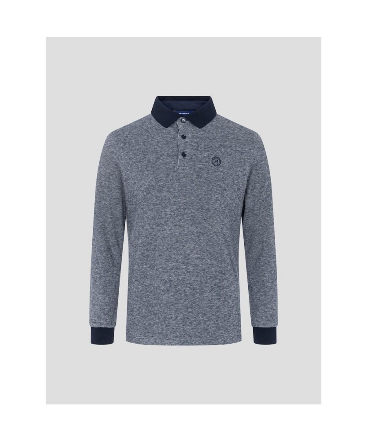 빈폴골프(BEANPOLE GOLF) 남성 약기모 피케 칼라 티셔츠 - 네이비