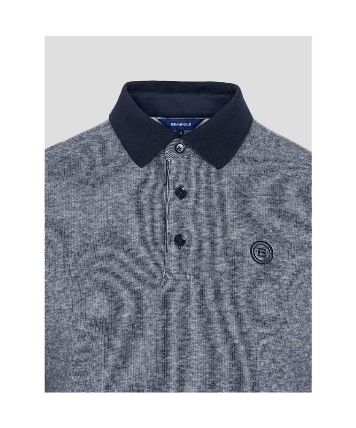 빈폴골프(BEANPOLE GOLF) 남성 약기모 피케 칼라 티셔츠 - 네이비