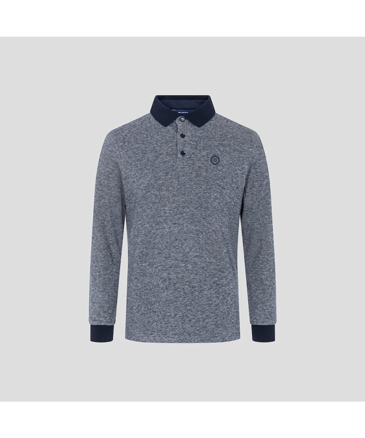 빈폴골프(BEANPOLE GOLF) 남성 약기모 피케 칼라 티셔츠 - 네이비