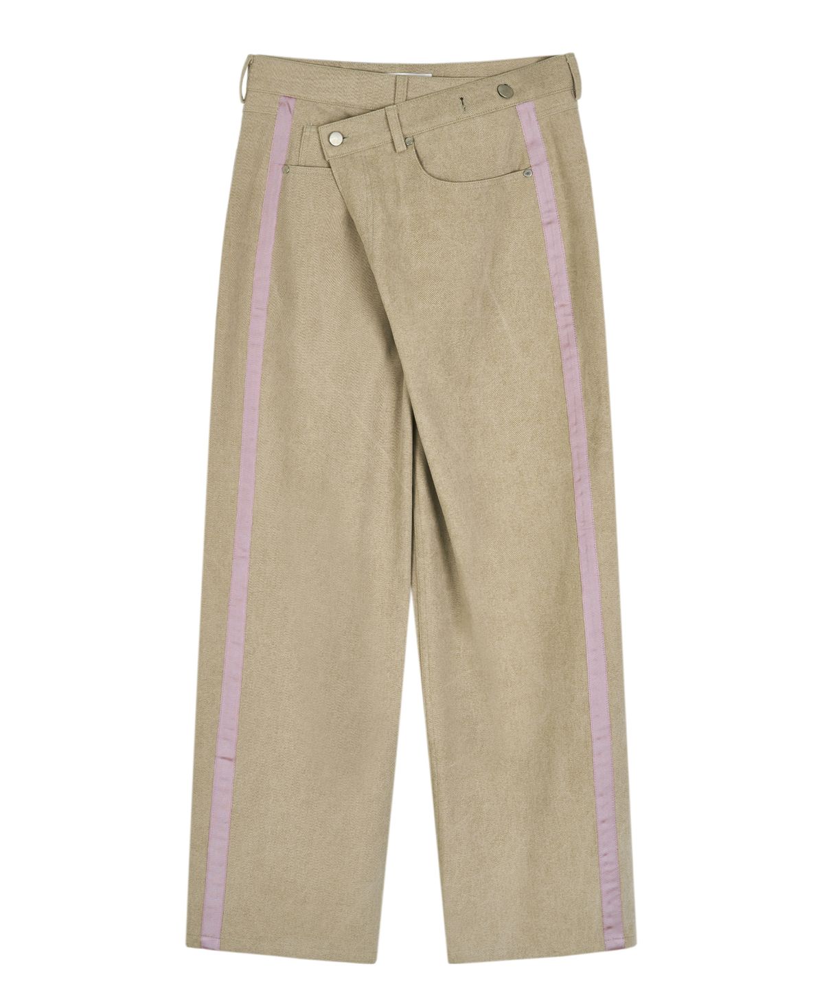 씬(SEEN) TWISTED COTTON PANTS (Pale Purple)