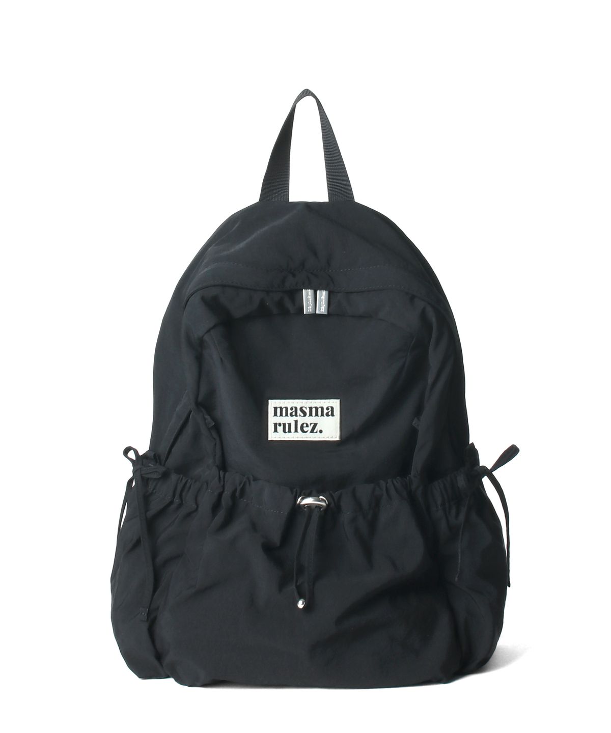 마스마룰즈(MASMARULEZ) mini ver. Ribbon pocket backpack_Black