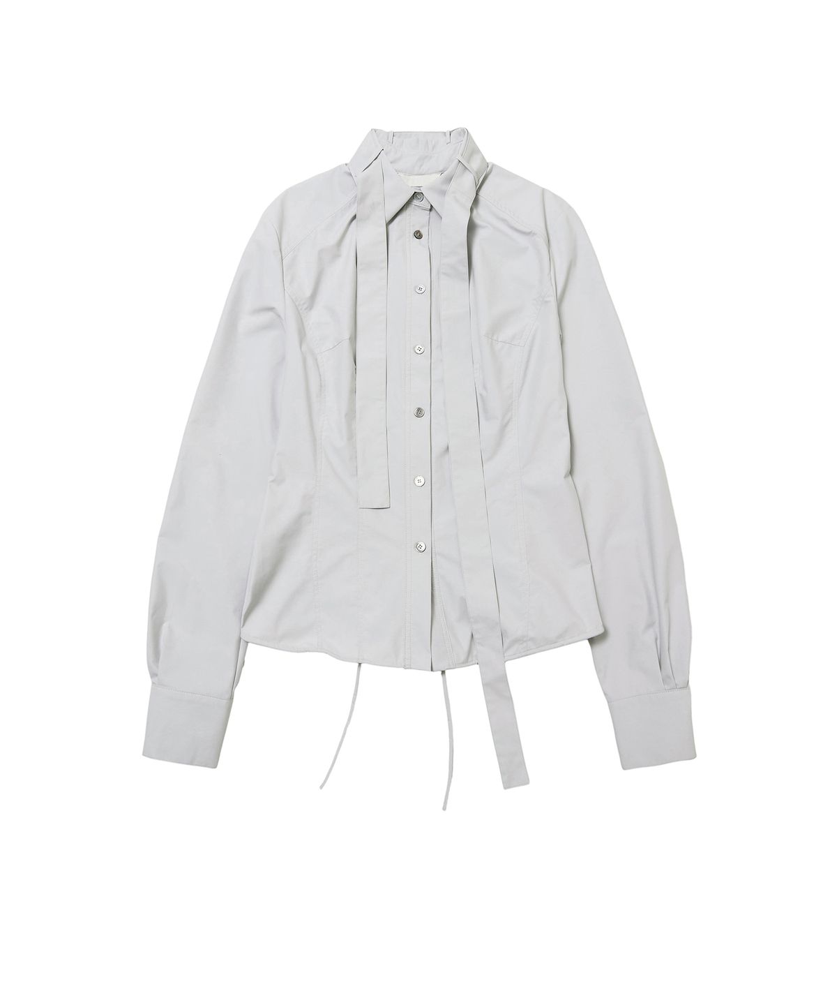 씬(SEEN) TIE STICHED NYLON SHIRTS (Light Grey)