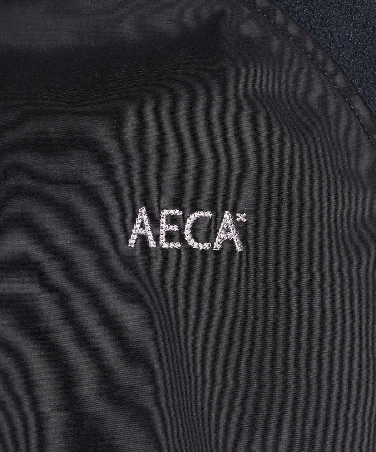 에이카화이트(AECA) AECA SHERPA FLEECE RAGLAN JACKET-CHARCOAL