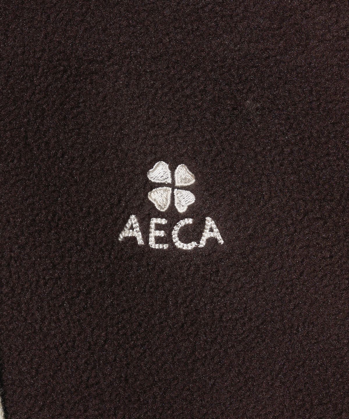 에이카화이트(AECA) AECA EVERLIGHT FLEECE ZIP UP HOODIE-BROWN