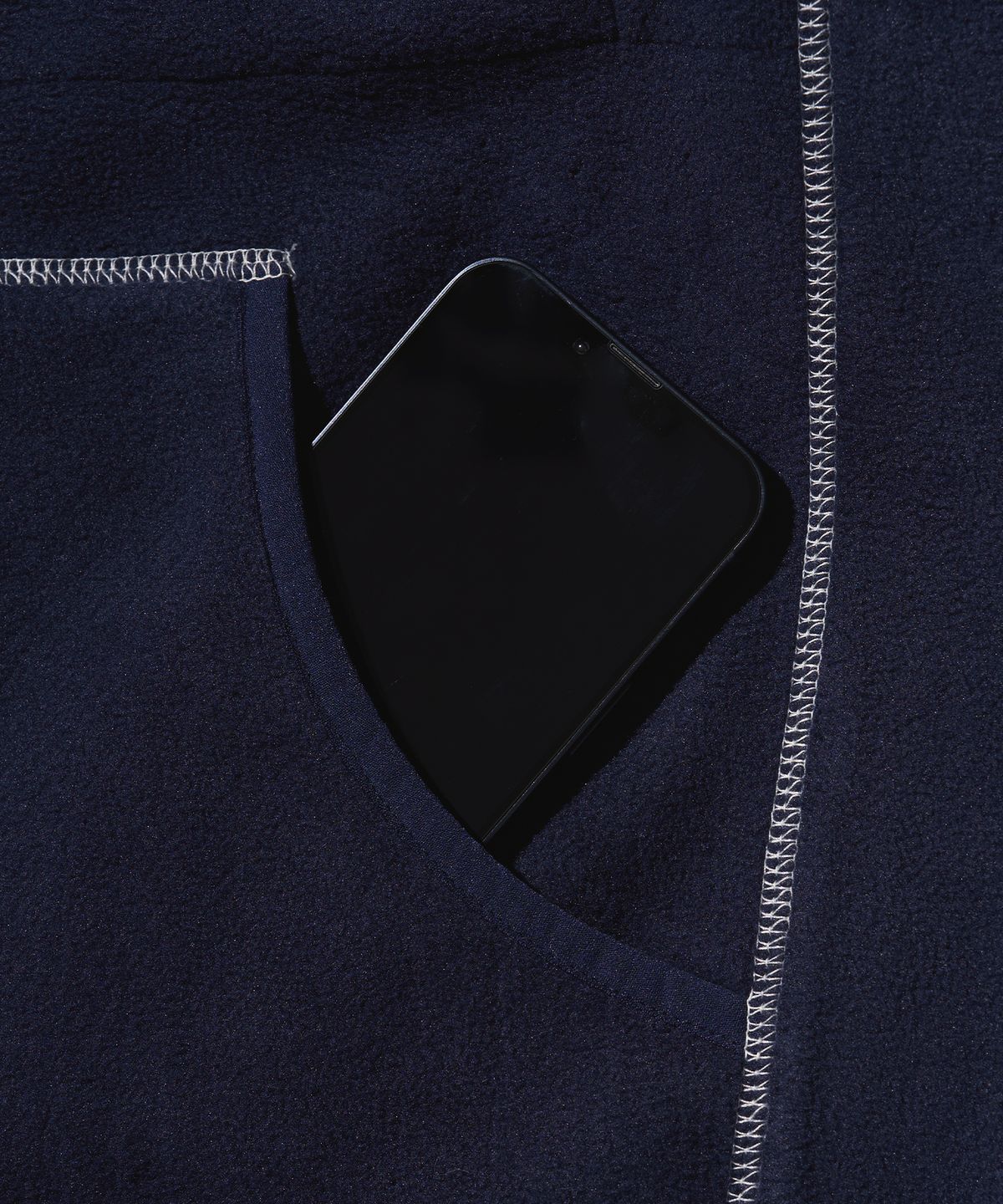 에이카화이트(AECA) AECA EVERLIGHT FLEECE ZIP UP HOODIE-NAVY