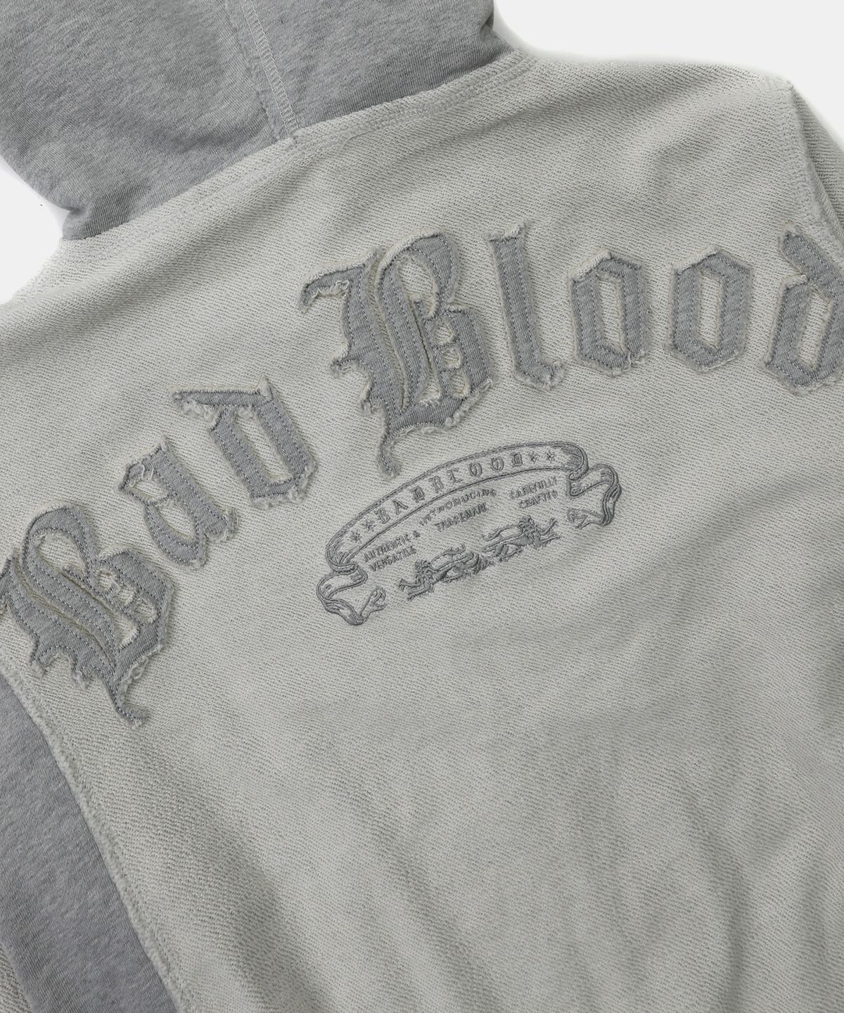 배드블러드(BADBLOOD) 미스틱 캡슐 후드 집업 - 인사이드아웃그레이