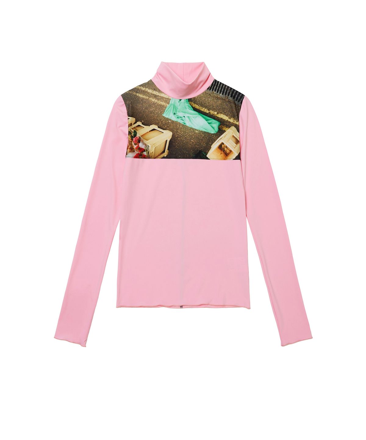 씬(SEEN) HI-NECK FRAME LONG SLEEVE (Road)