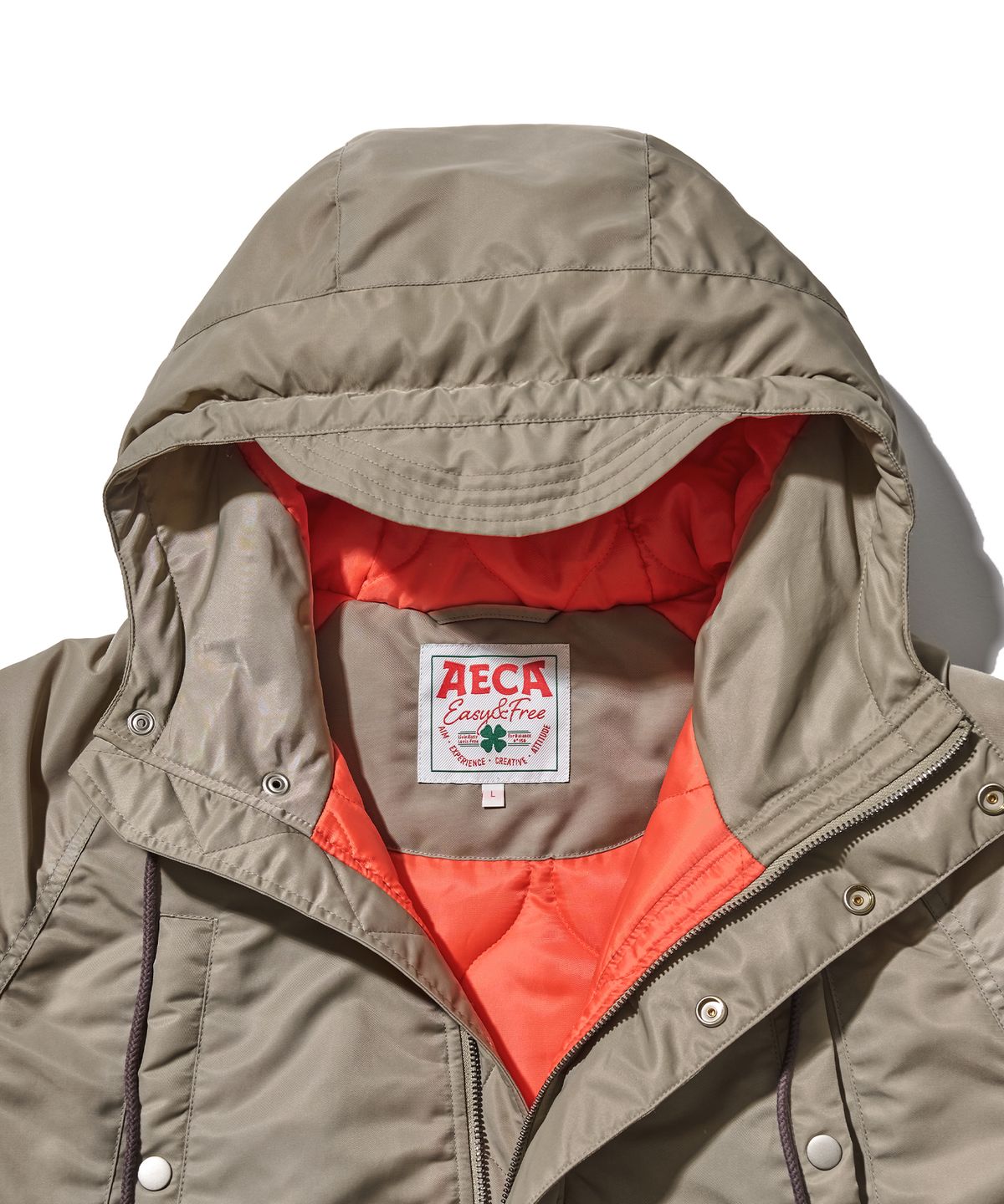 에이카화이트(AECA) N3B HOODED MILITARY PARKA-LIGHT GREY