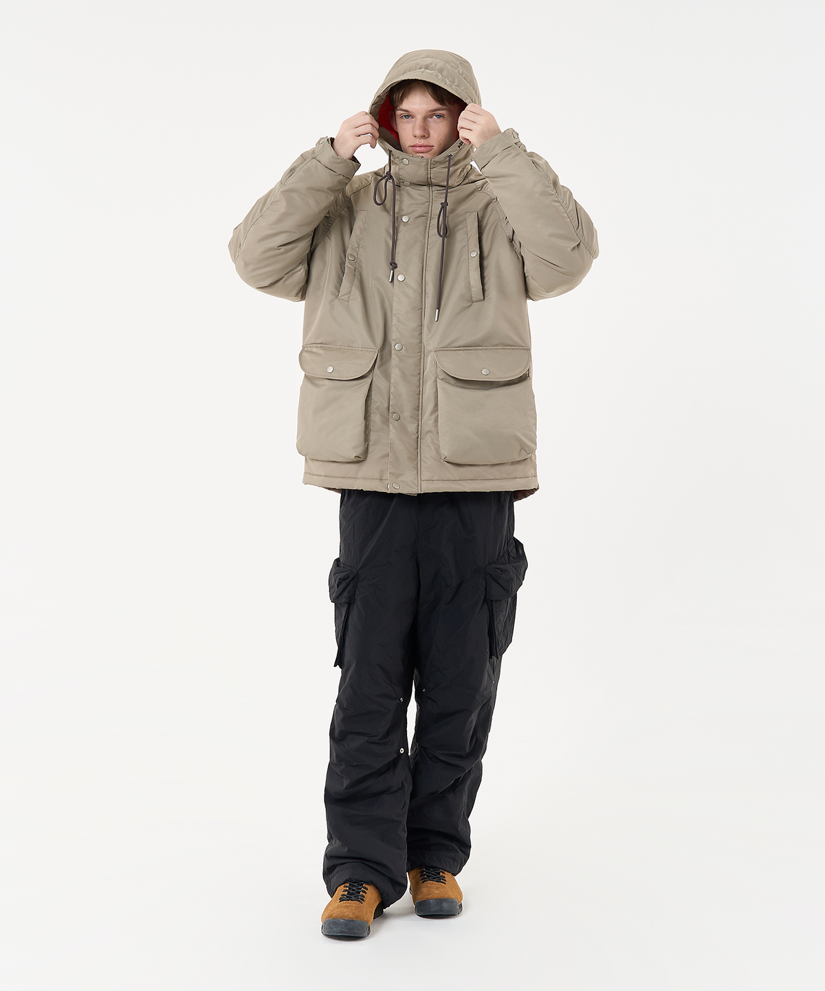 에이카화이트(AECA) N3B HOODED MILITARY PARKA-LIGHT GREY