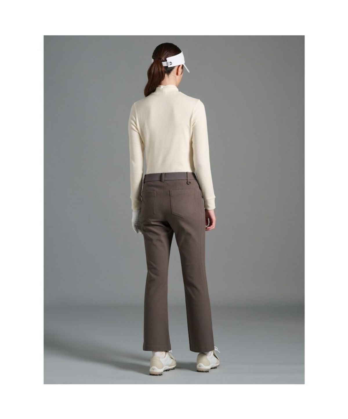 빈폴골프(BEANPOLE GOLF) 여성 혼방 핏업 부츠컷 팬츠 - 카키