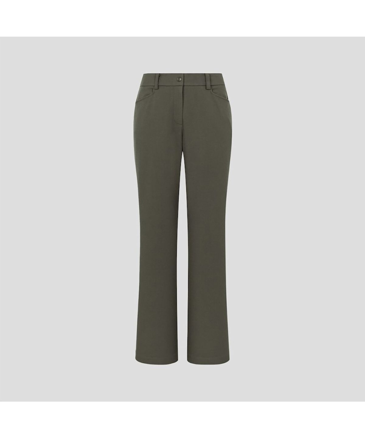 빈폴골프(BEANPOLE GOLF) 여성 혼방 핏업 부츠컷 팬츠 - 카키