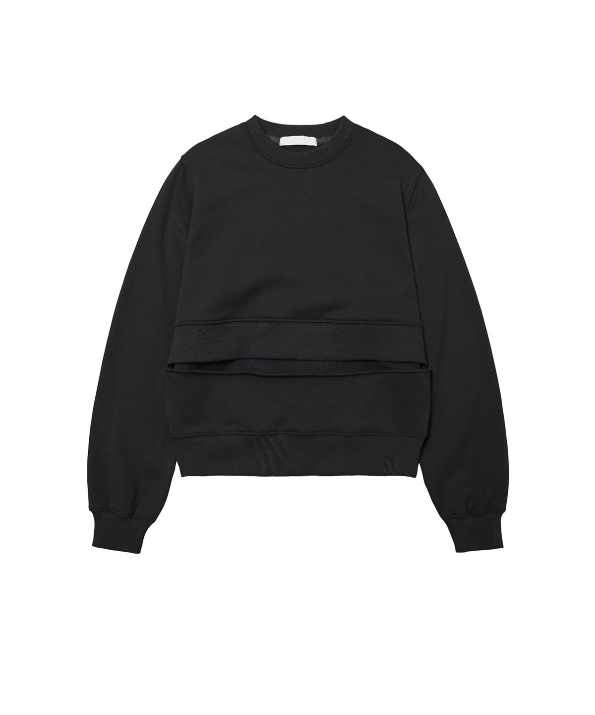 씬(SEEN) 2WAY SWEATSHIRTS (Black)