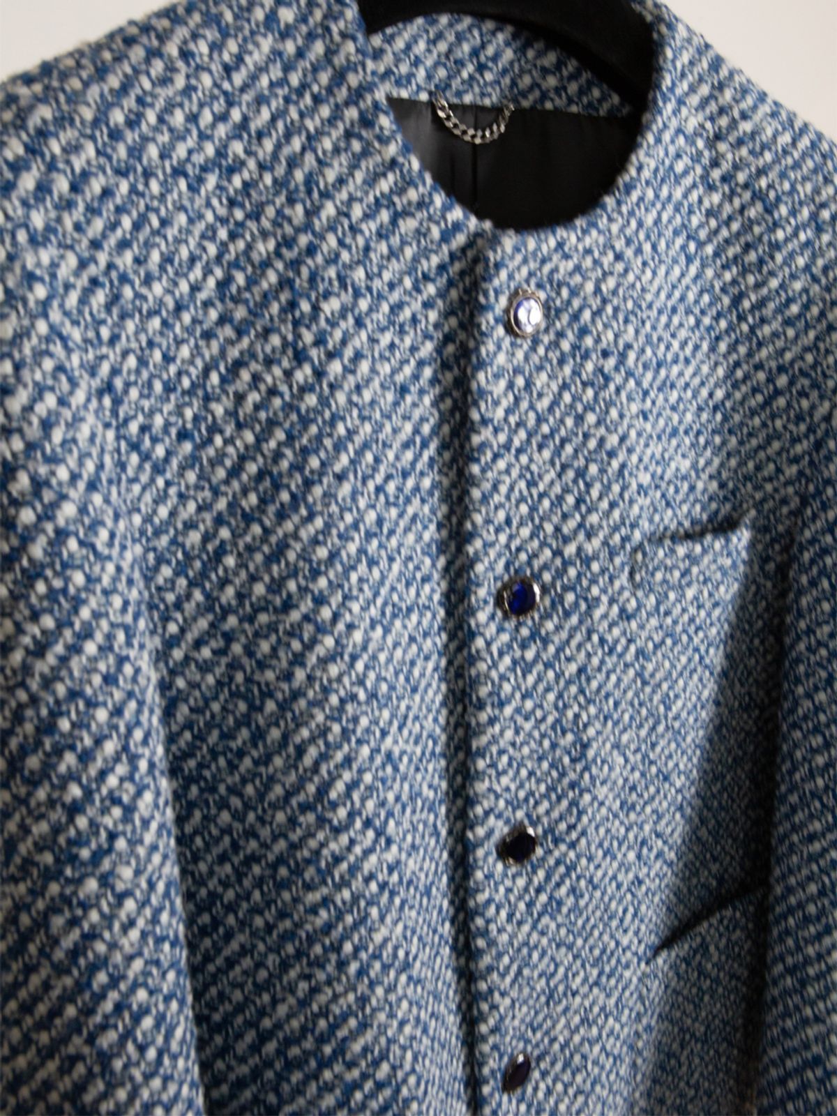 고저(GOZER) BLUE TWEED JACKET
