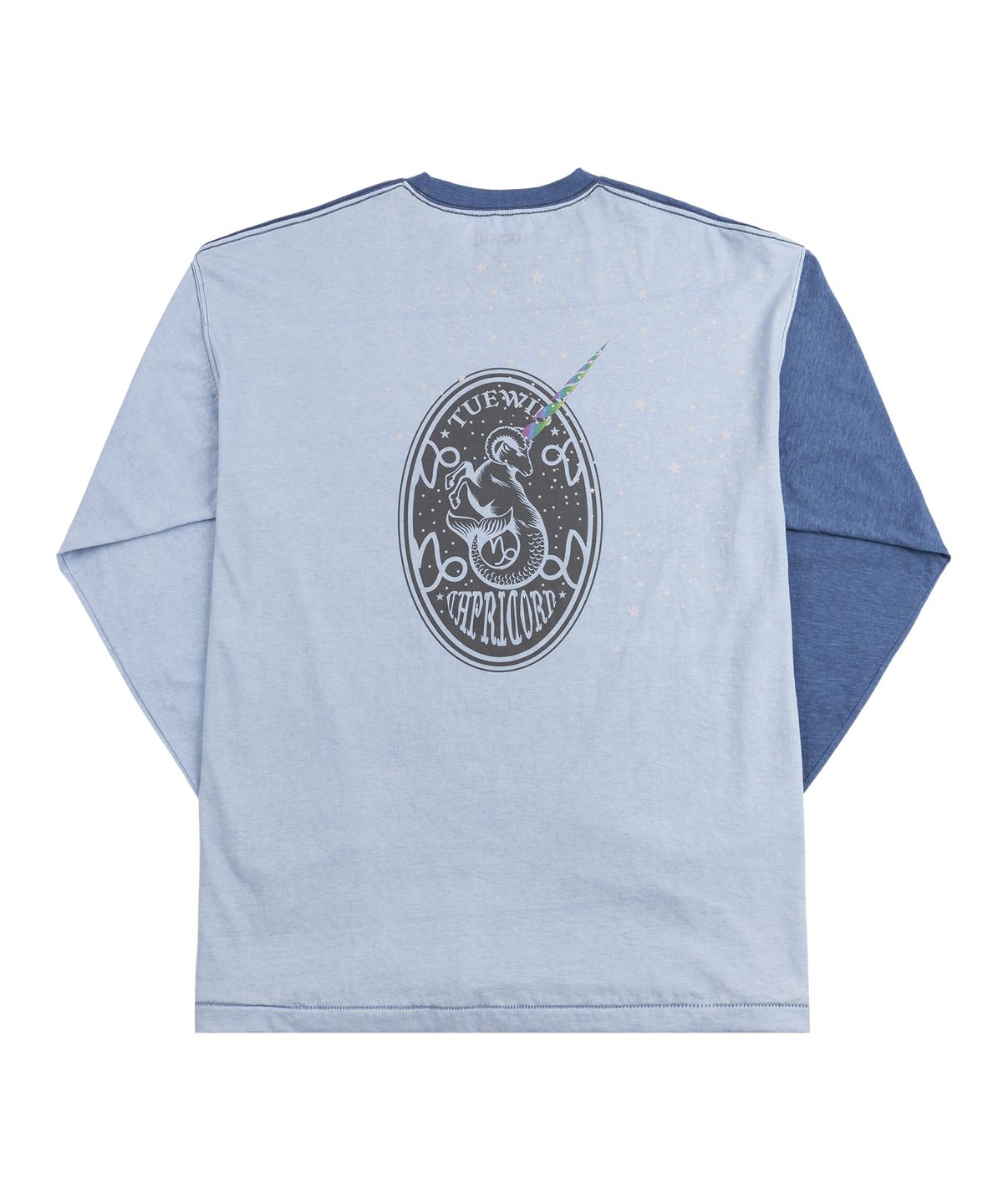 투위드(TUEWID) oversized longsleeve t-shirts in Indigo