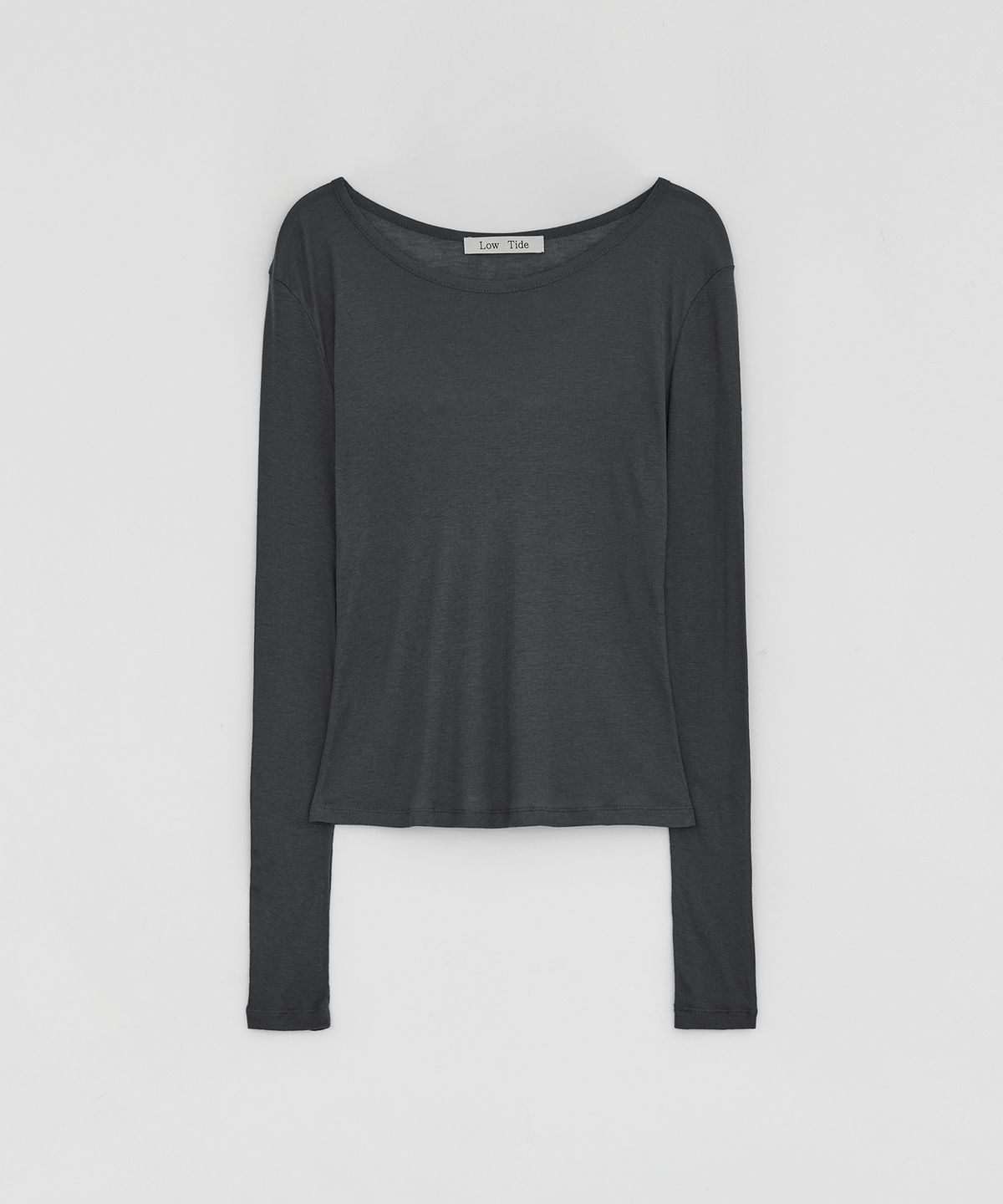 로우타이드(LOW TIDE) LONG SLEEVE T-SHIRT [CHARCOAL]