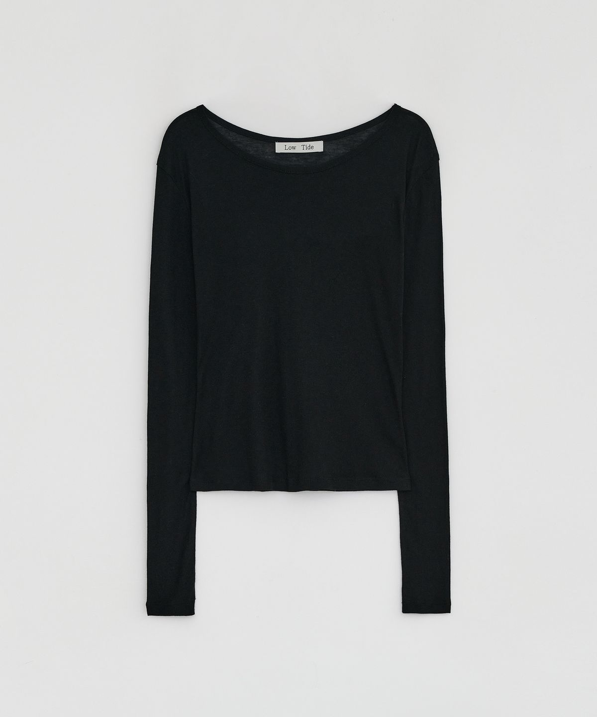 로우타이드(LOW TIDE) LONG SLEEVE T-SHIRT [BLACK]