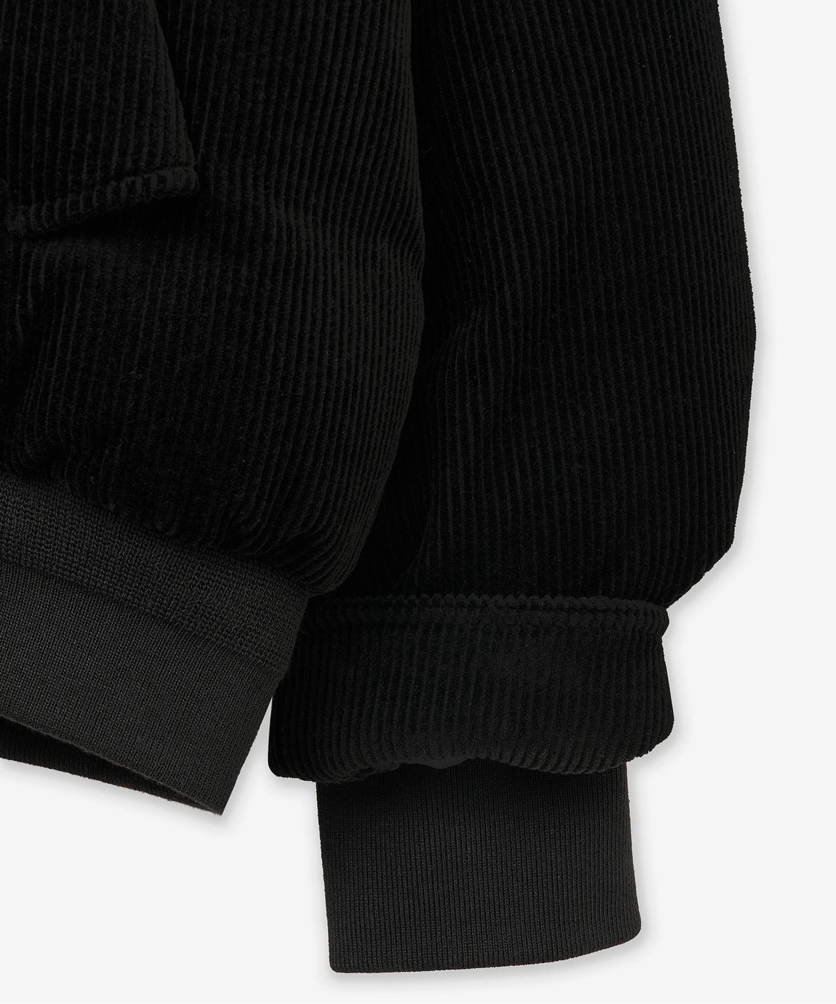 티엔지티(TNGT) European-goose Corduroy Herrington down Jumper (Black) TNJU5F205BK