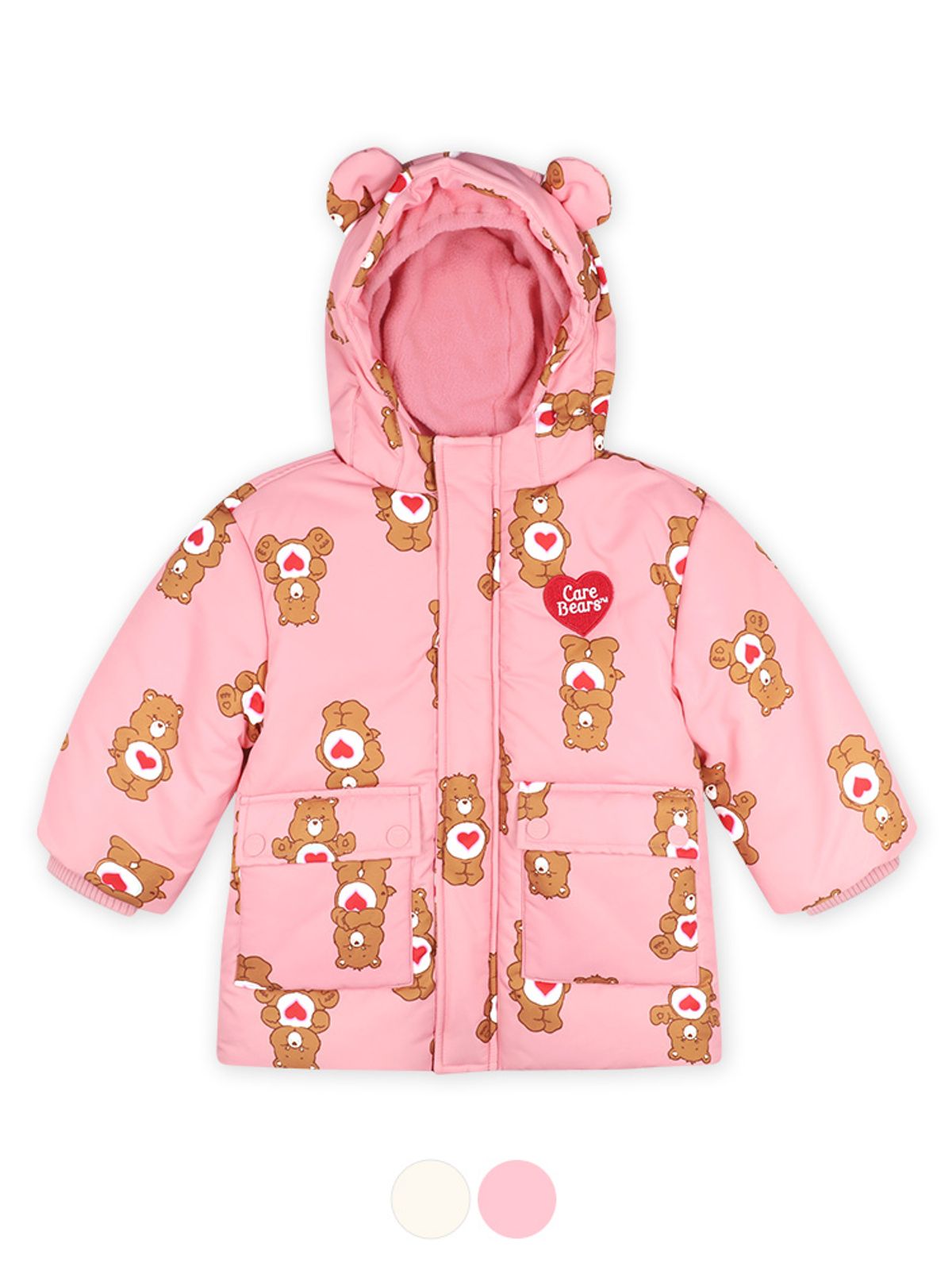 케어베어(CAREBEARS) 귀여운 텐더하트베어 귀달이 스키점퍼
