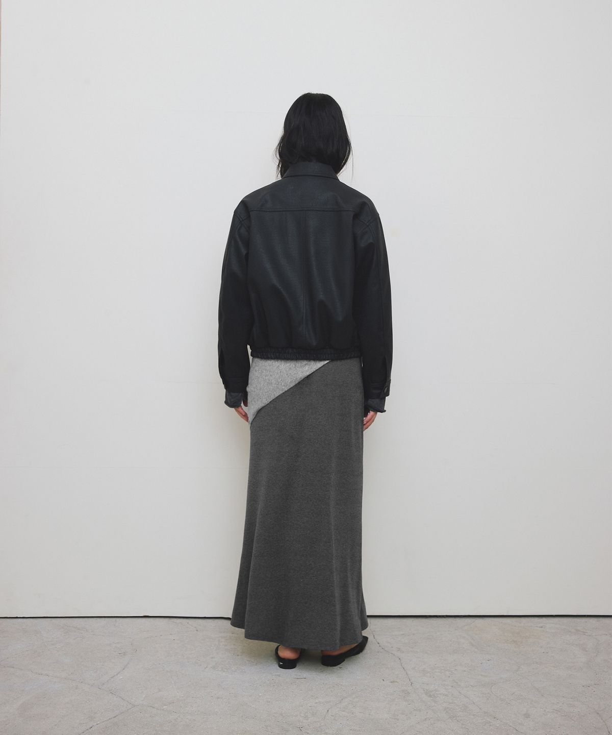 로우타이드(LOW TIDE) LEATHER BLOUSON [BLACK]