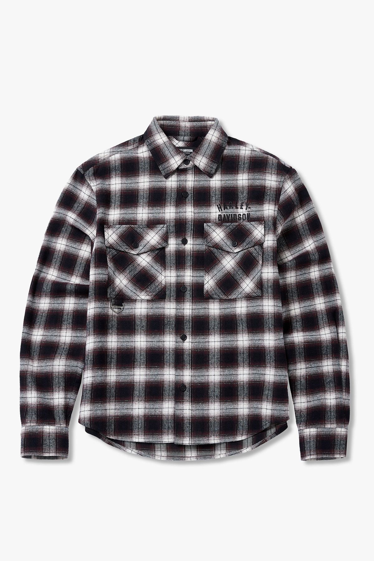 할리데이비슨 컬렉션스®(HARLEY-DAVIDSON COLLECTIONS®) 투 포켓 플란넬 셔츠 _브라운 HH15310002
