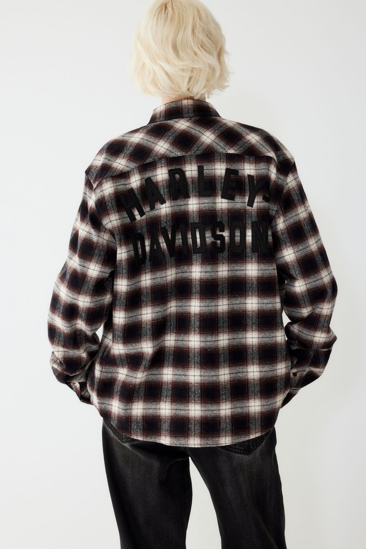 할리데이비슨 컬렉션스®(HARLEY-DAVIDSON COLLECTIONS®) 투 포켓 플란넬 셔츠 _브라운 HH15310002
