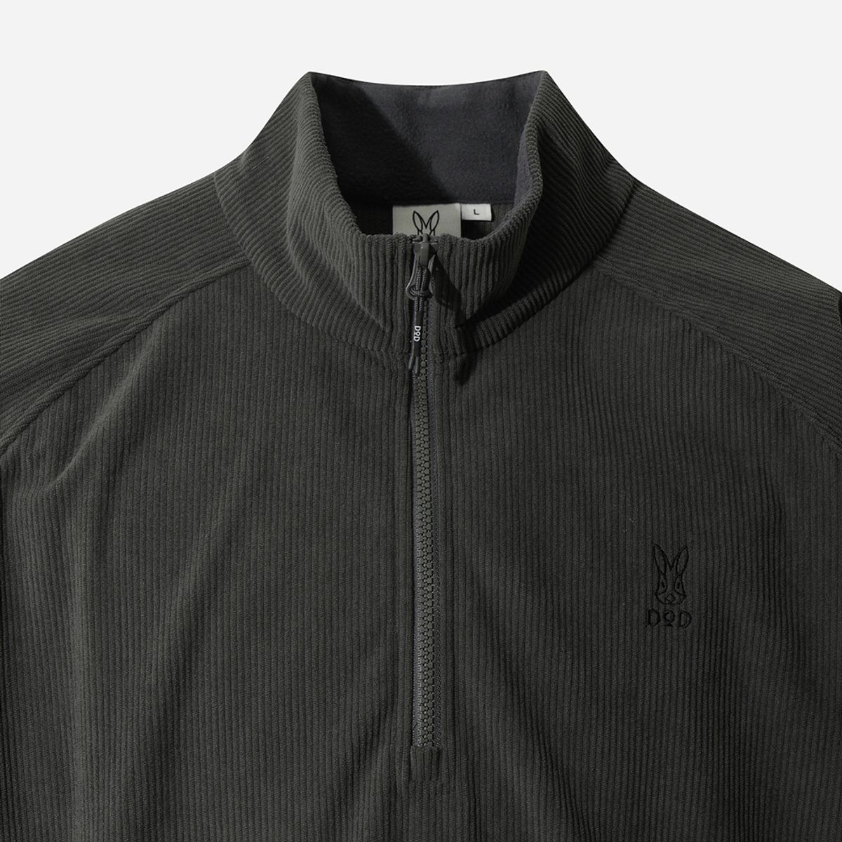 디오디(DOD) 그레인필드 코듀로이 하프집 아노락(D.CHARCOAL GREY)