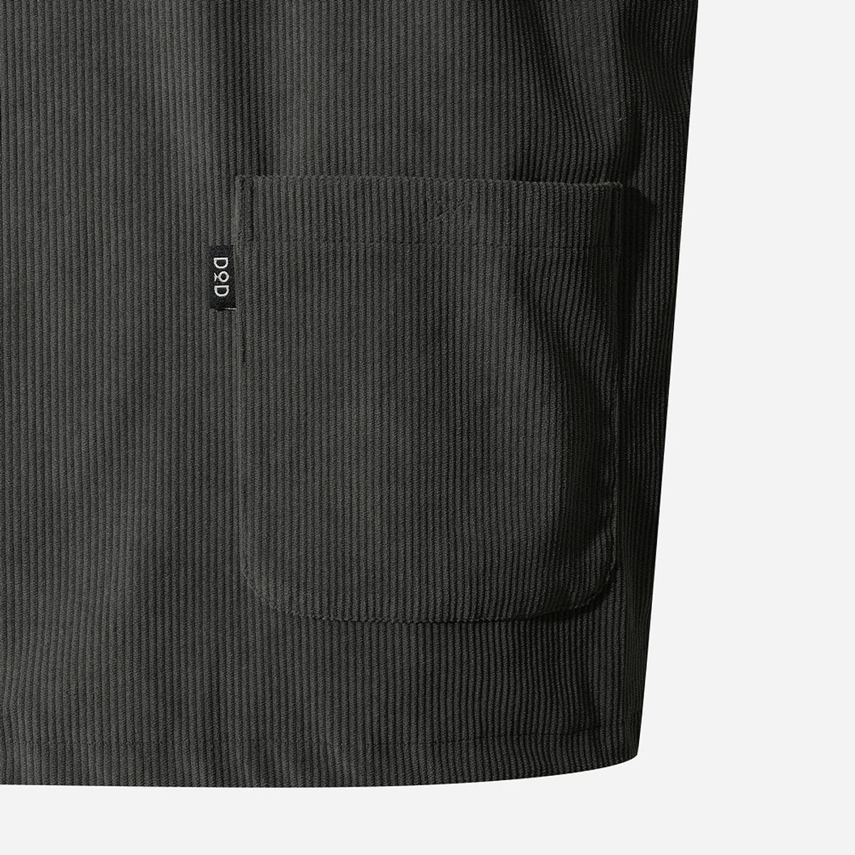디오디(DOD) 그레인필드 코듀로이 하프집 아노락(D.CHARCOAL GREY)