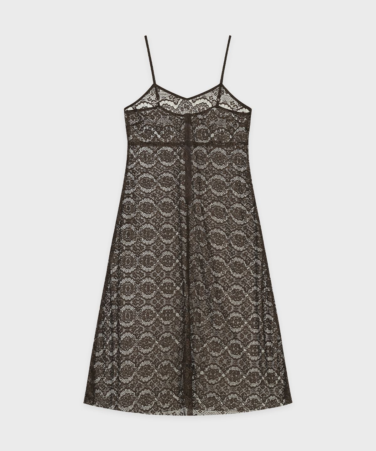 시눈(SINOON) Lace Layered Dress (2 Color)