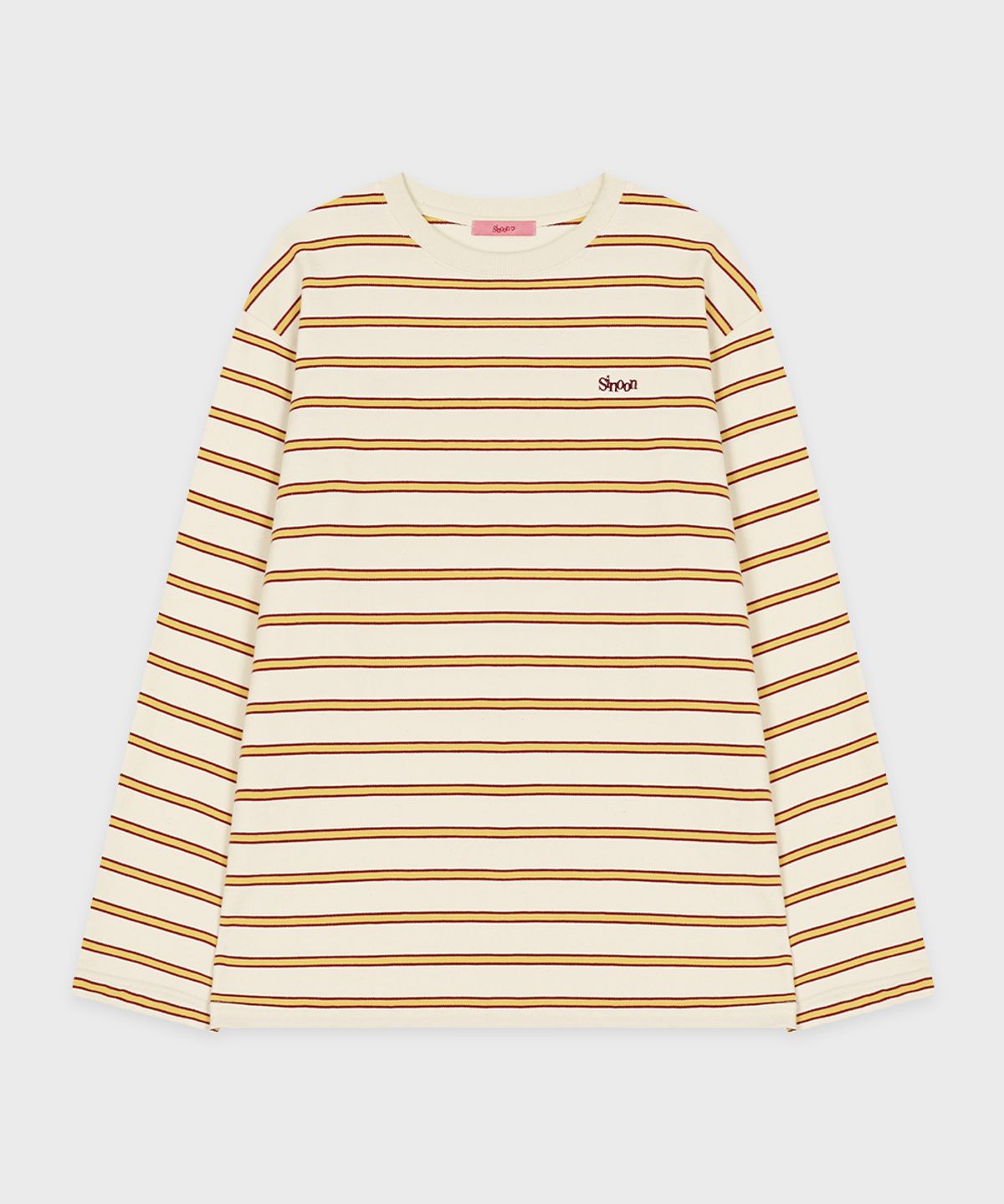 시눈(SINOON) Multi Stripe Long Sleeve (5 Color)