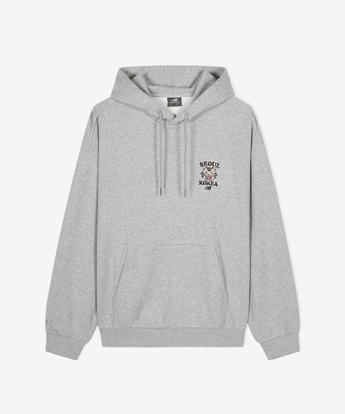 뉴발란스(NEW BALANCE) NBN0F4A033 / UNI NB 서울 타이거 익스클루시브 후드티 (GRAY)