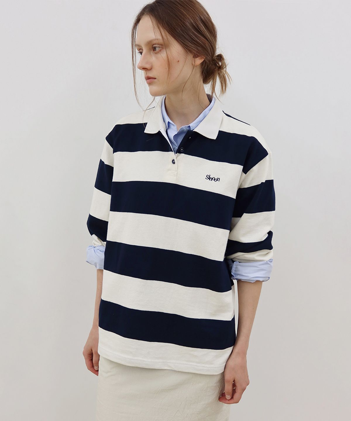 시눈(SINOON) Rugby Long Sleeve (2 Color)