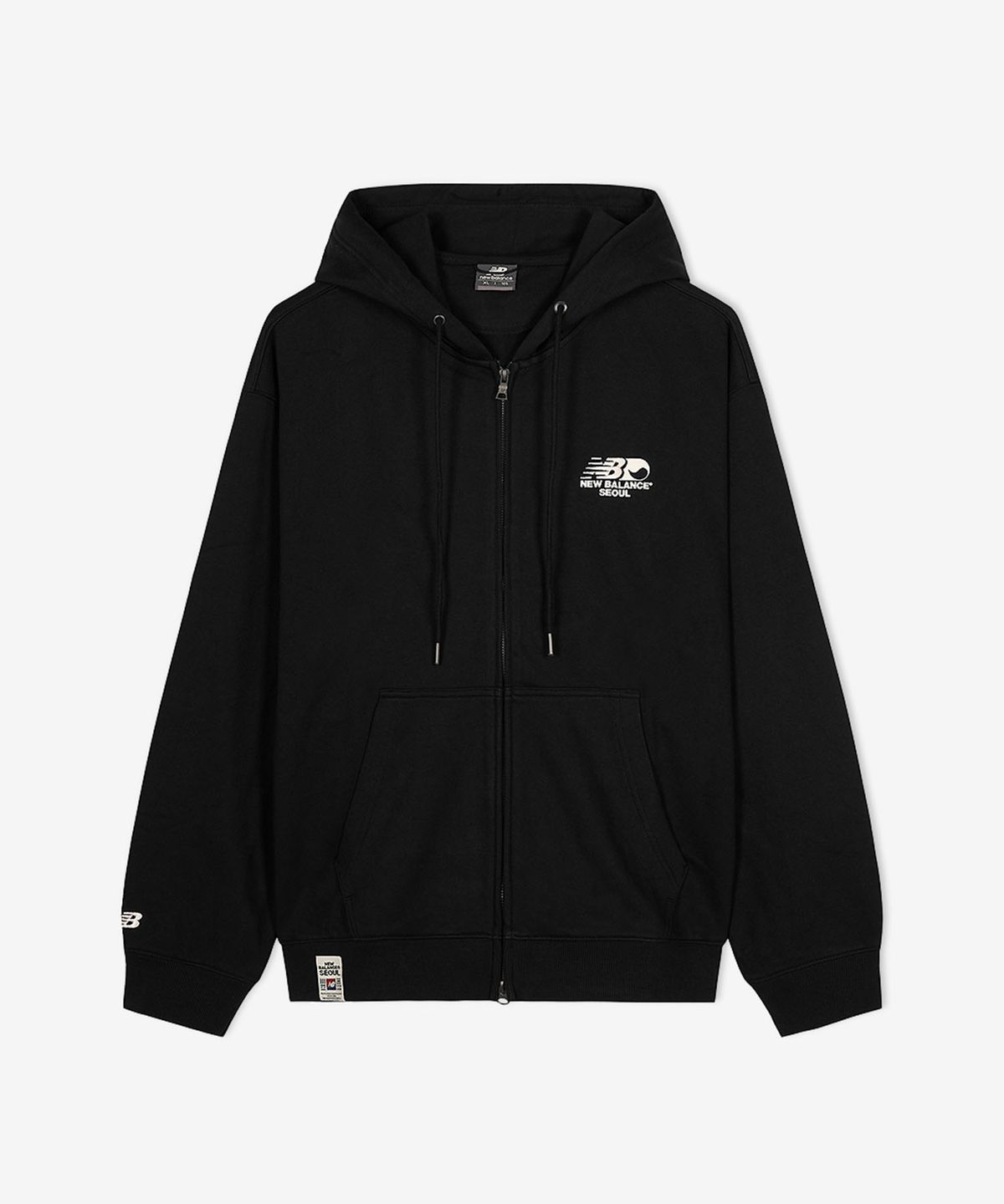 뉴발란스(NEW BALANCE) NBMDF4A023 / UNI NB 서울 익스클루시브 후드집업 (BLACK)