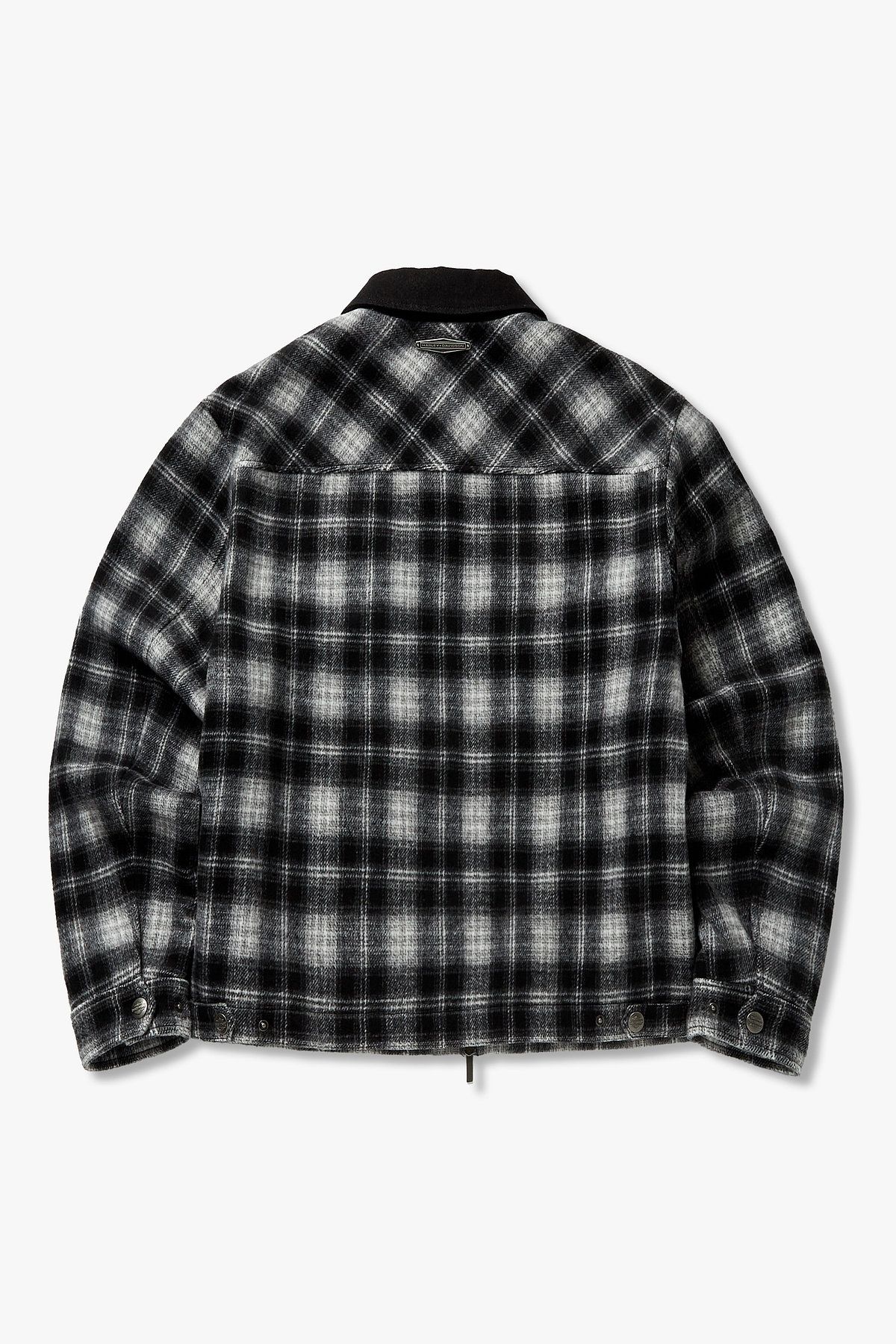 할리데이비슨 컬렉션스®(HARLEY-DAVIDSON COLLECTIONS®) 체크 플란넬 퀼팅자켓_블랙 HH15303002