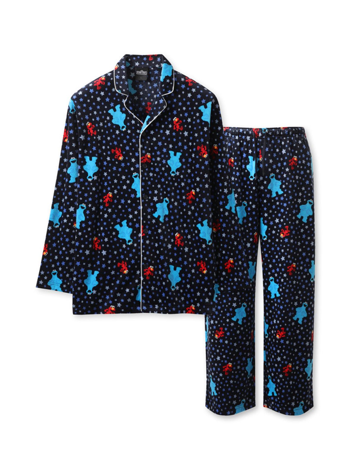탑텐(TOPTEN) 공용 벨로아 세서미 파자마 세트_MSF4UI3004