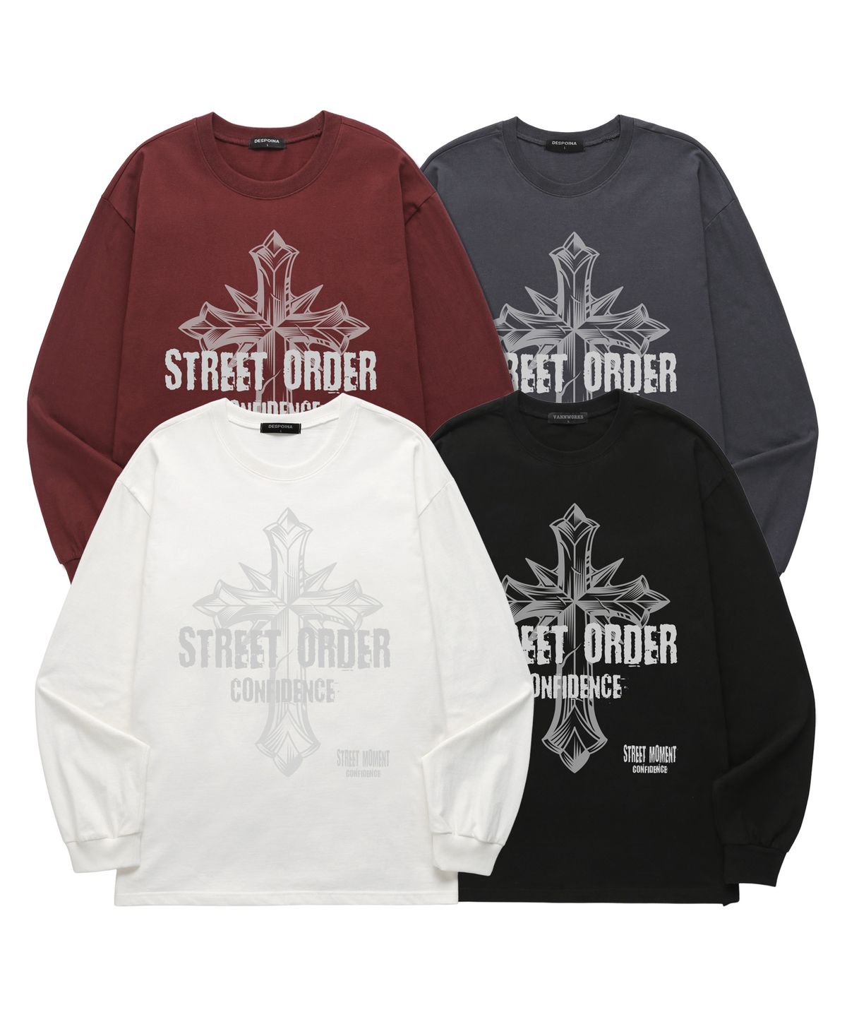 밴웍스(VANNWORKS) STREET ORDER 롱슬리브 (VLS0212) 화이트