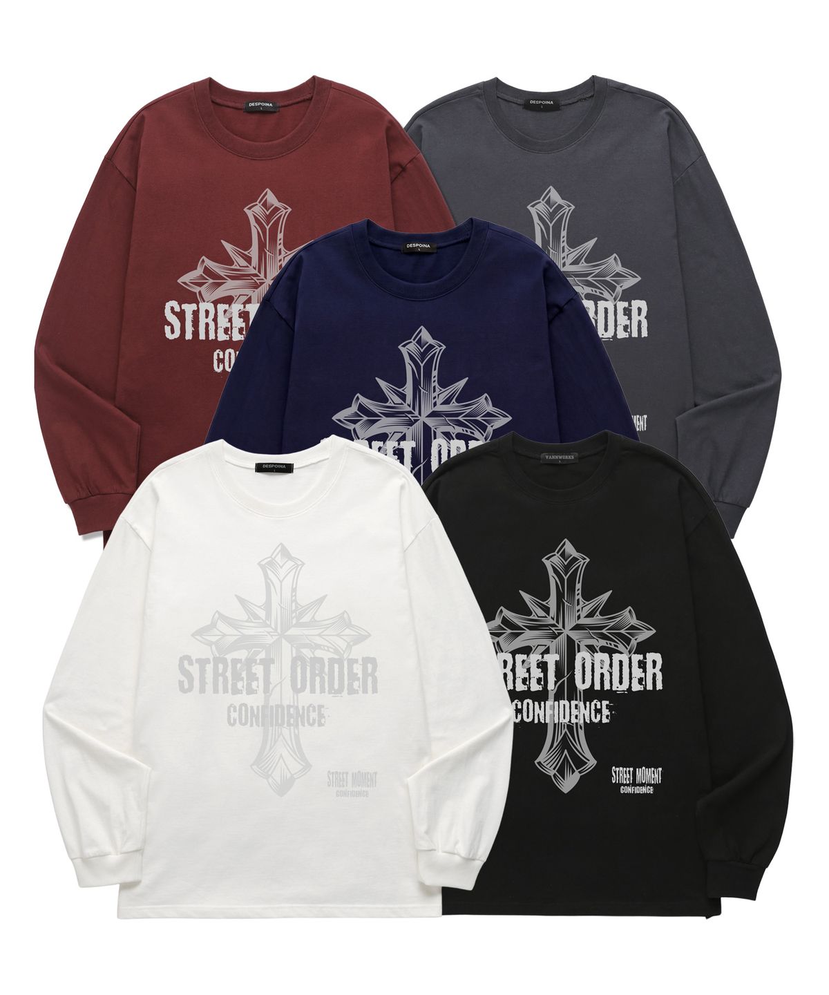 밴웍스(VANNWORKS) STREET ORDER 롱슬리브 (VLS0212) 블랙
