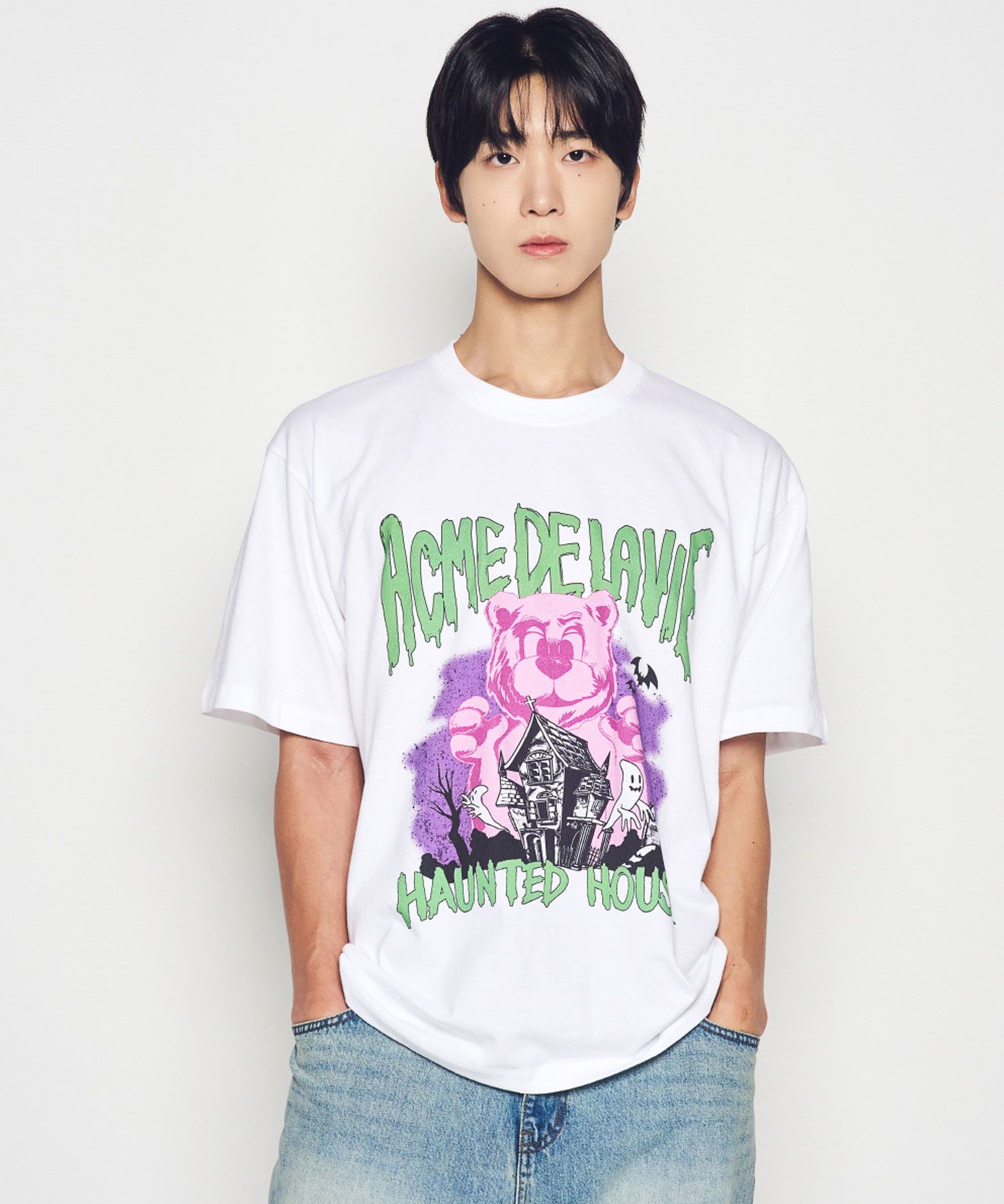 MUSINSA公式 | acmé de la vie AC BEAR ハロウィン 半袖Tシャツ