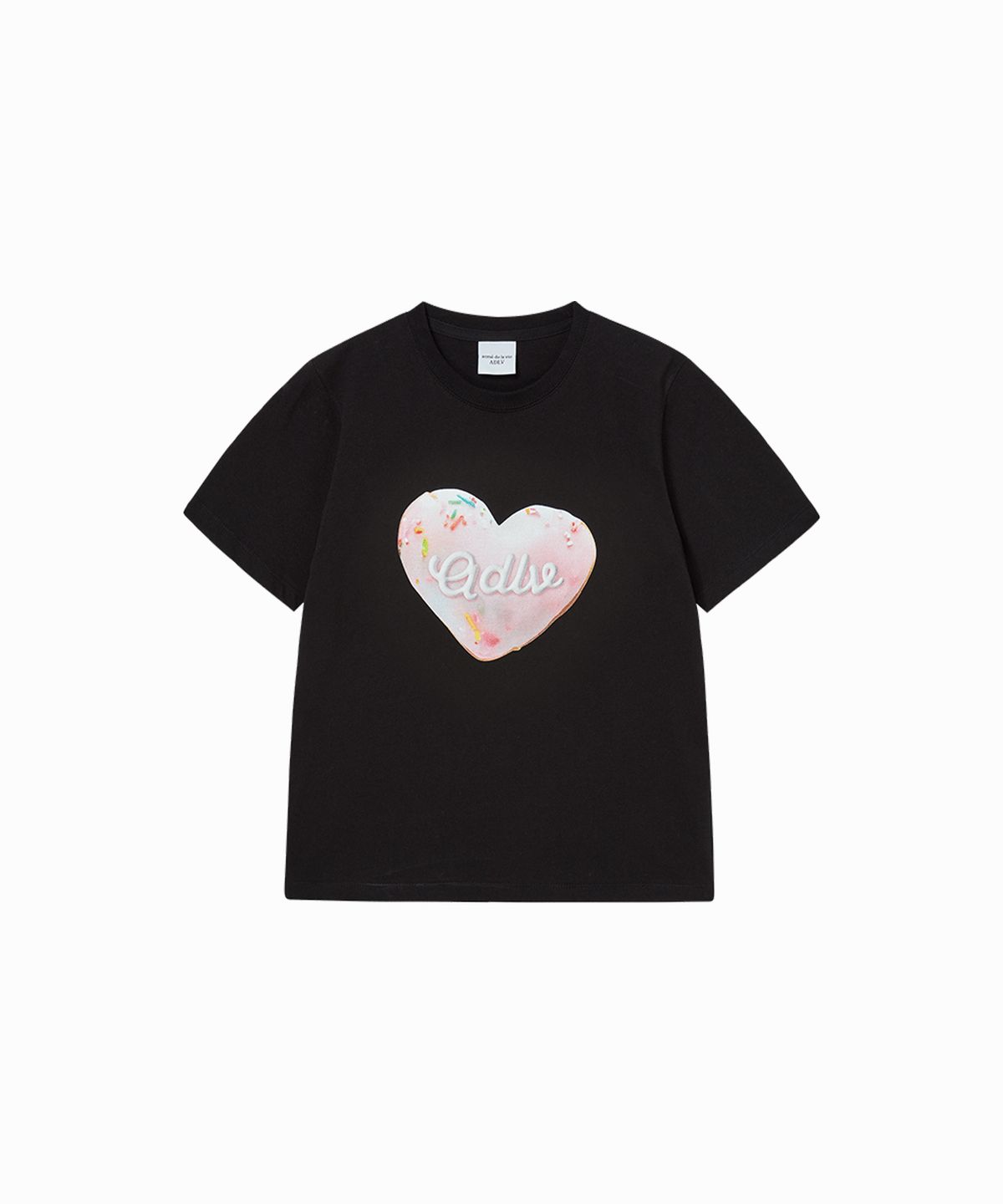 아크메드라비(ACME DE LA VIE) WOMAN HEART DOUGHNUT SHORT SLEEVE T-SHIRT (2COLOR)