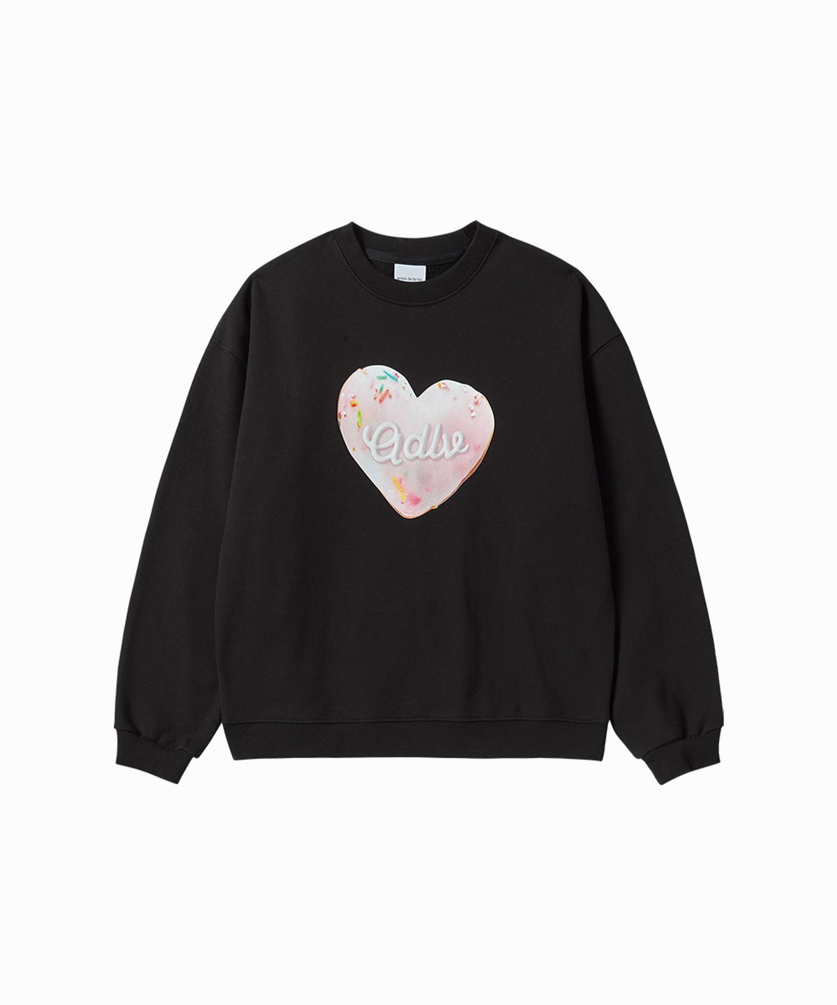 아크메드라비(ACME DE LA VIE) WOMAN HEART DOUGHNUT SWEATSHIRT (2COLOR)