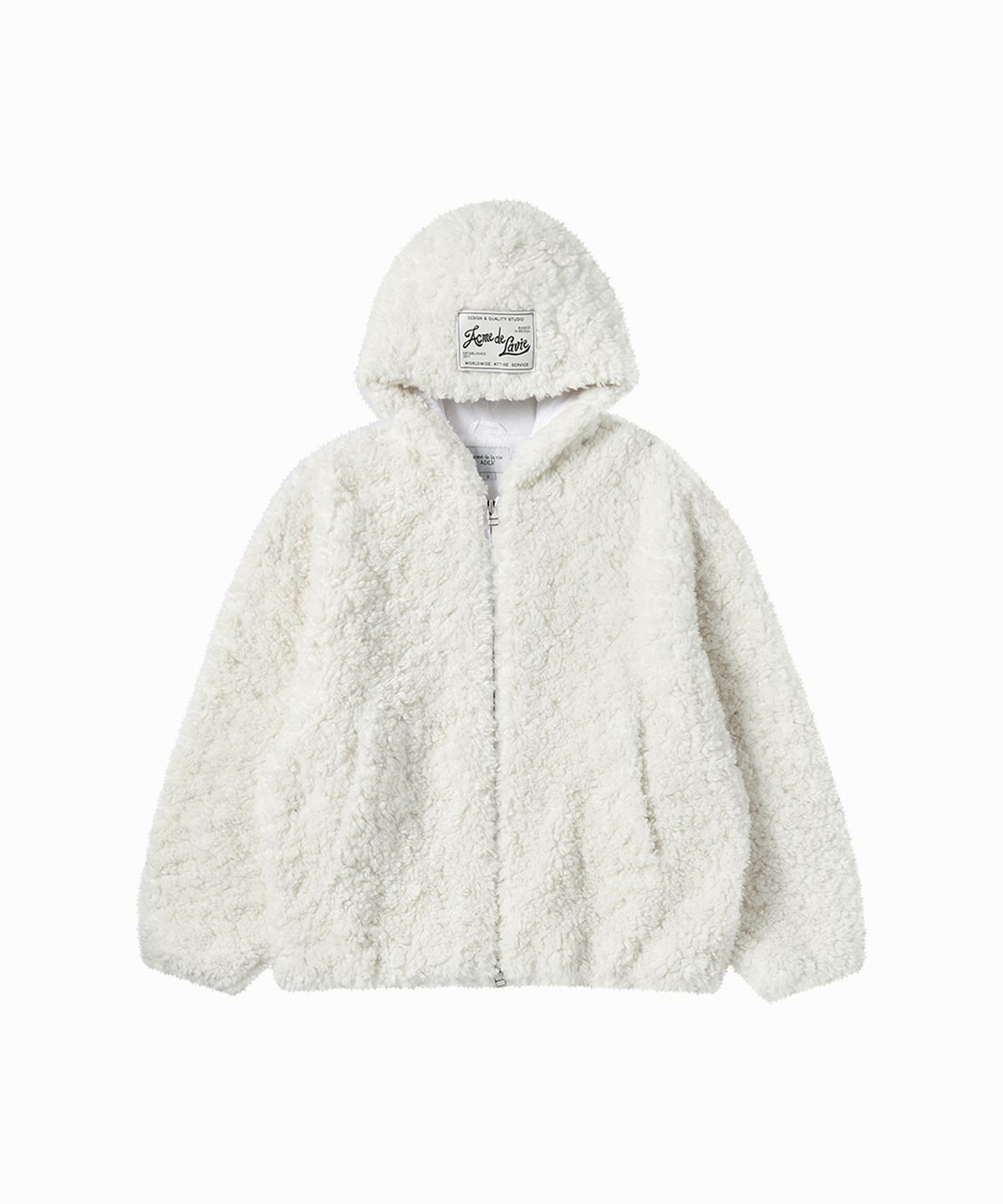 아크메드라비(ACME DE LA VIE) TEDDY HOOD JUMPER (2COLOR)