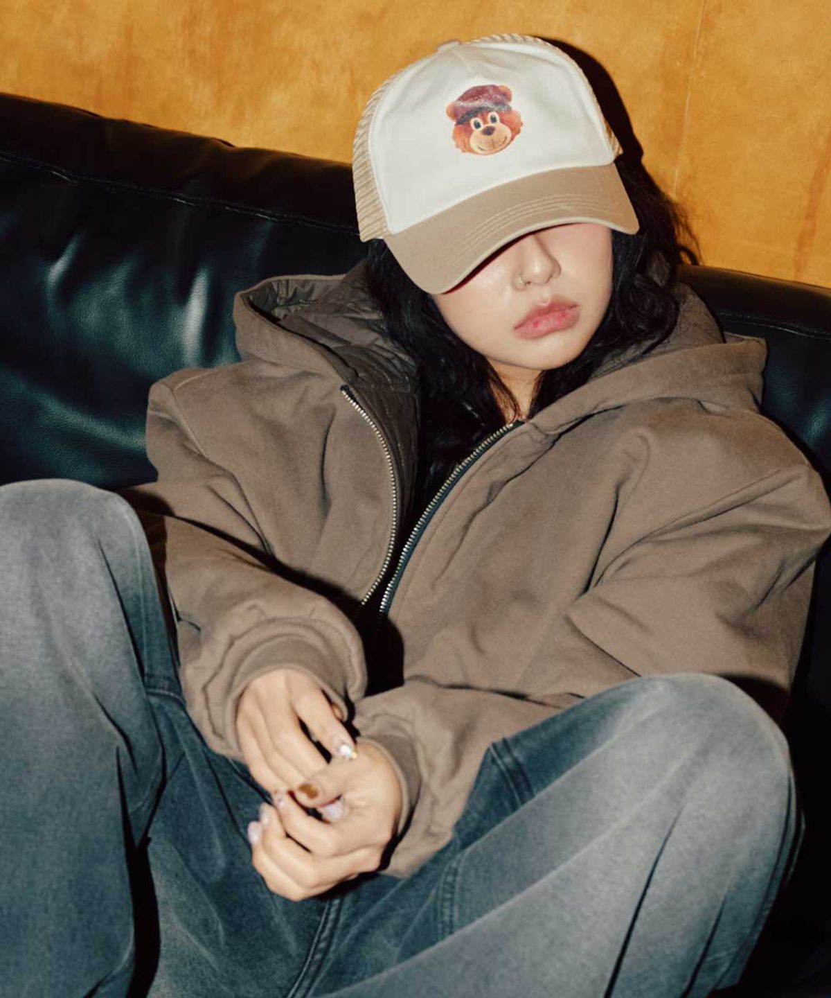 아크메드라비(ACME DE LA VIE) SWEAT HOOD JACKET (2COLOR)