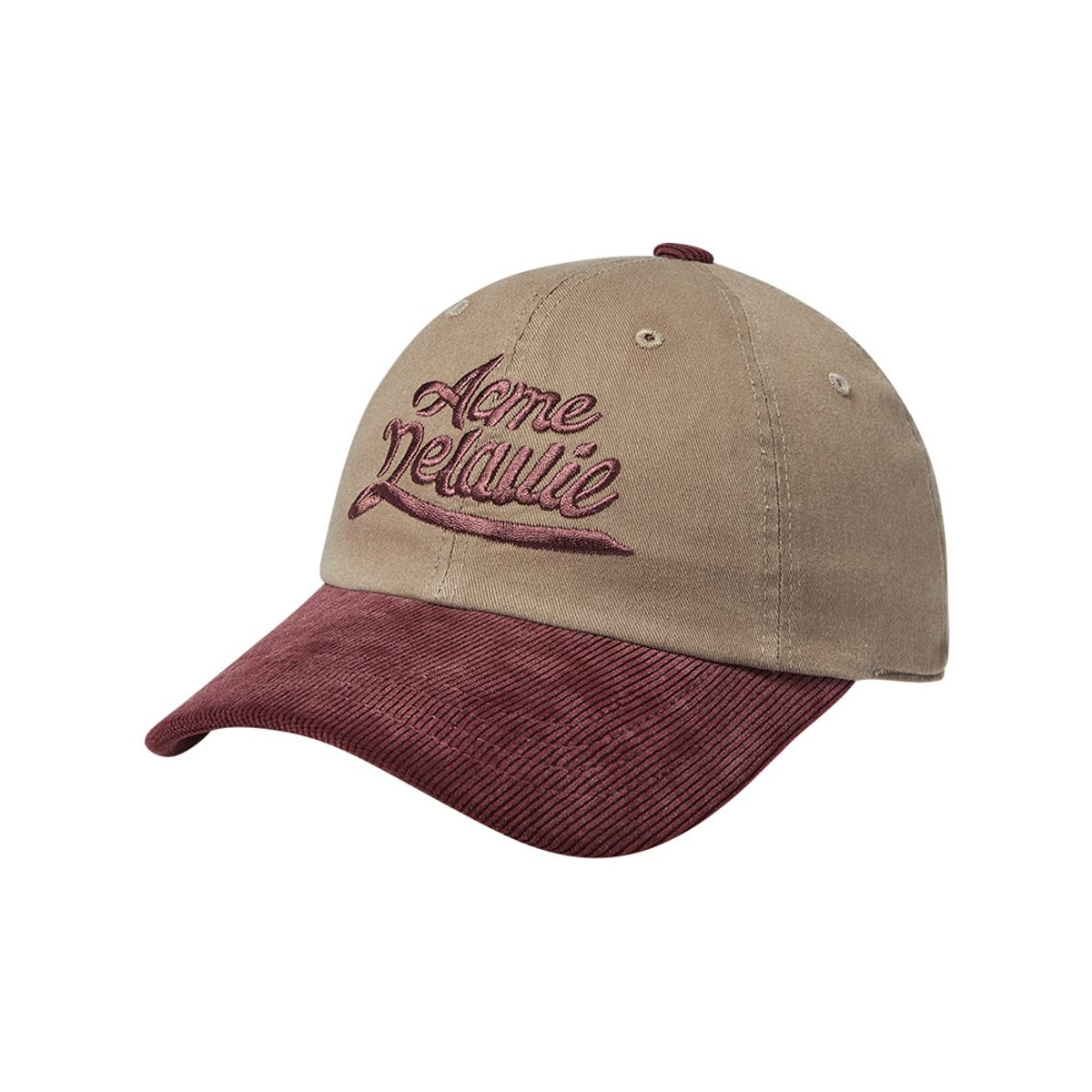 아크메드라비(ACME DE LA VIE) CORDUROY COLOR SCHEME BALL CAP