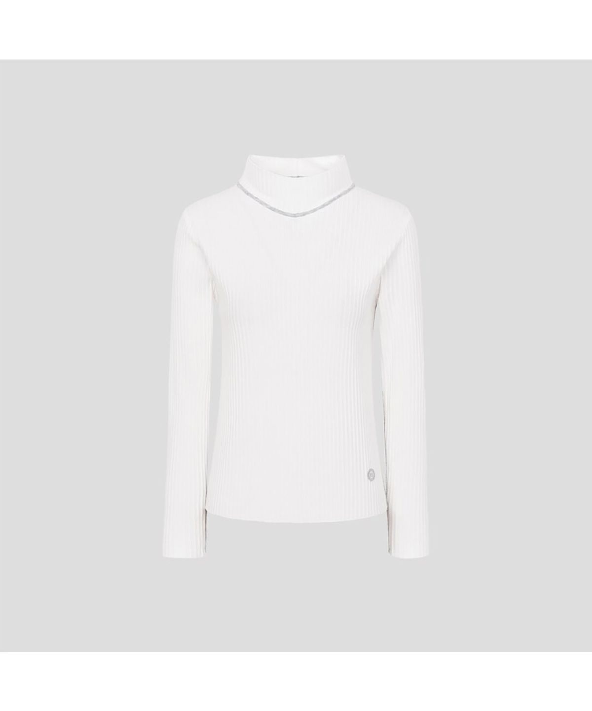 빈폴골프(BEANPOLE GOLF) 여성 하이넥 니트 풀오버 - 아이보리