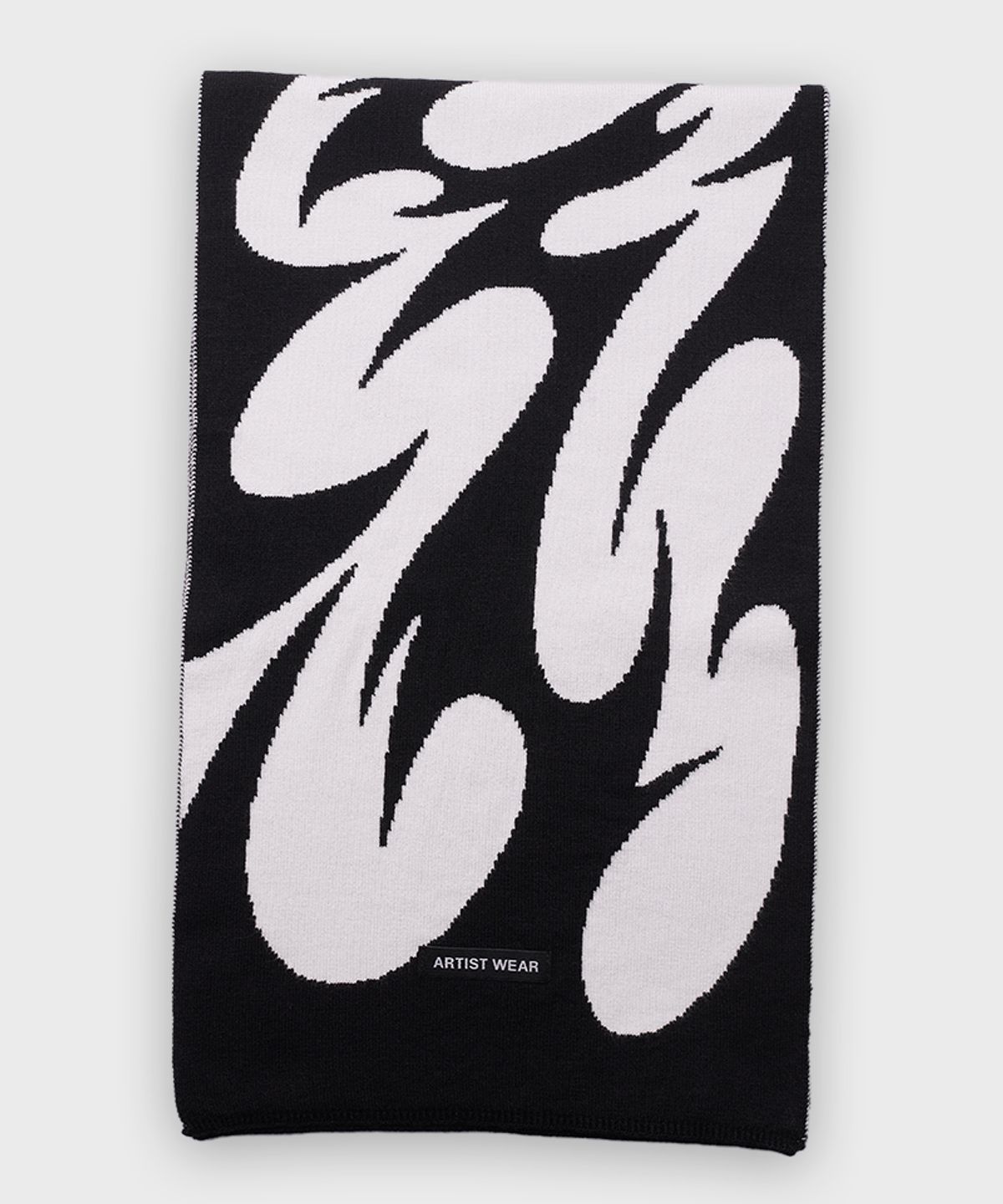 아티스트웨어(ARTISTWEAR) 모노 웨이브 그래픽 머플러