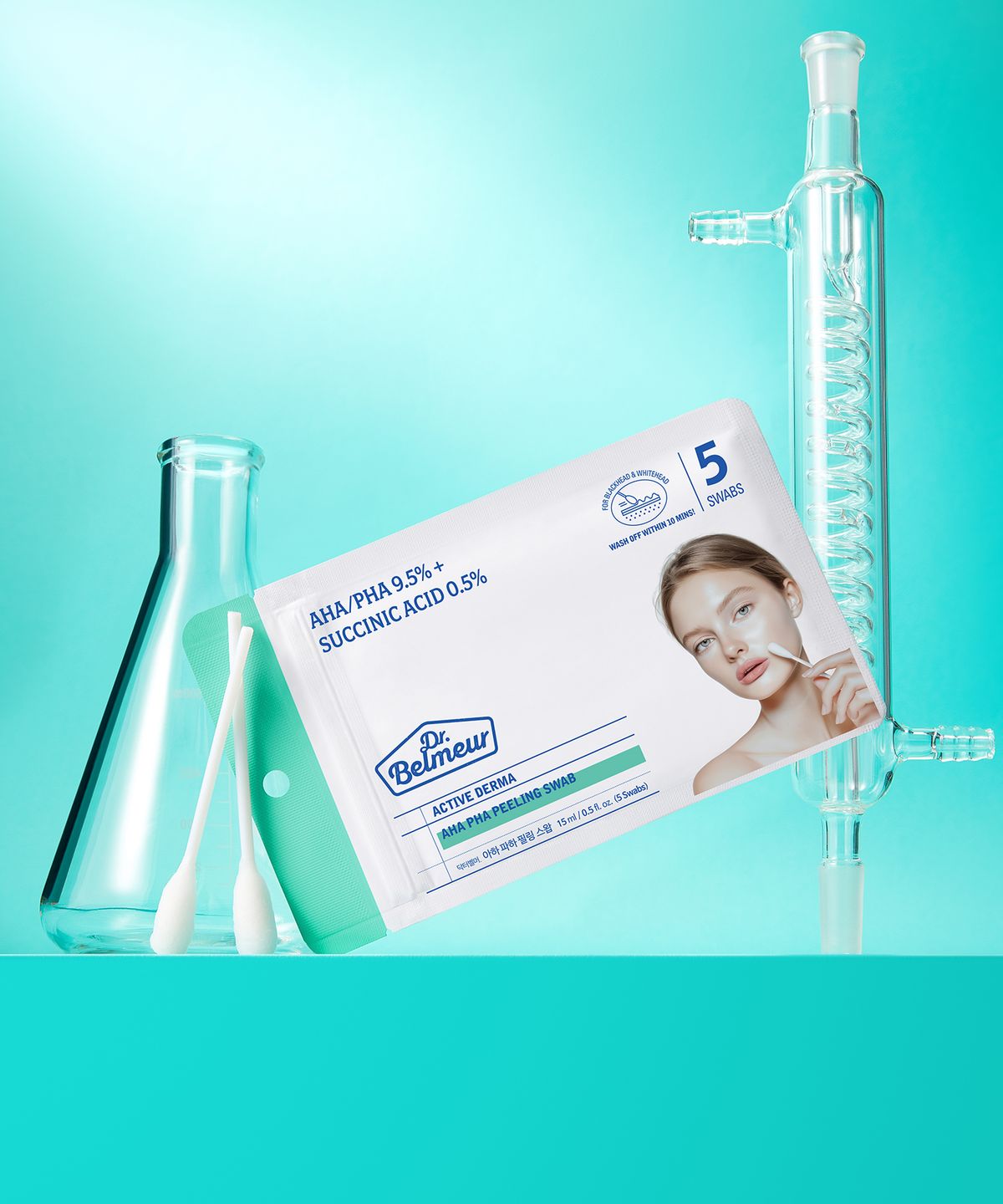 더페이스샵(THE FACE SHOP) 닥터벨머 액티브더마 아하 파하 필링 스왑 5개입