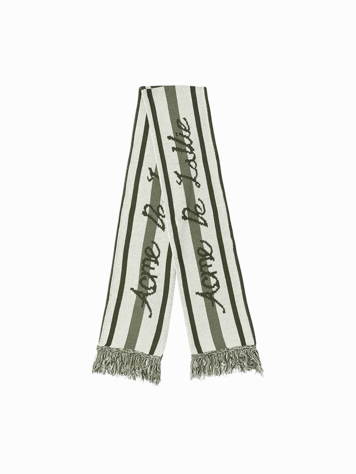 아크메드라비(ACME DE LA VIE) JACQUARD LOGO MUFFLER