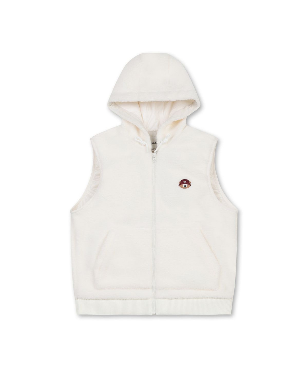 골든베어(GOLDEN BEAR) (W) Back Graphic Fleece Vest G5VAW25821IVX